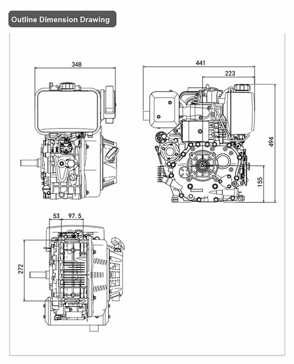 machinery 5 hp air cooled diesel engine machinery 5 hp air cooled diesel engine
